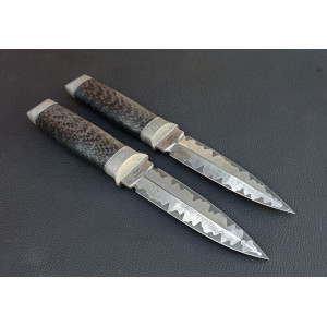 ДИКИЙ ІІ ніж ручної роботи майстра Fomenko Knifes, сталь - Ламінат К390 в нержавіючому дамаску, 64-65 HRC. Photo 2 ДИКИЙ ІІ ніж ручної роботи майстра Fomenko Knifes, сталь - Ламінат К390 в нержавіючому дамаску, 64-65 HRC. Photo 2